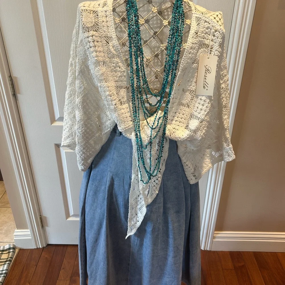 Crochet Wrap Top one size - Picture 13 of 14